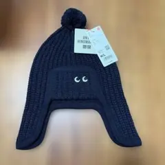 新品　UNIQLO ANYA HINDMARCH ニット帽 M/L ネイビー
