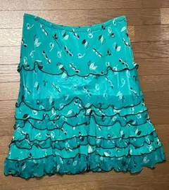 ANNA SUI アナスイ スカート 青緑 PETITEのサムネイル