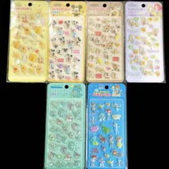 ディズニー PUKUPUKUシール ぷくぷくシール6点セット
