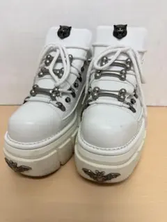 ミシェルマカロン YOSUKE ダブルベルト厚底スニーカー Mサイズ