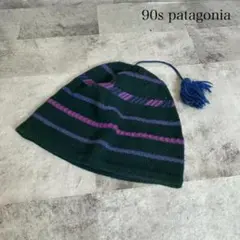90s フランス製 vintage Patagonia　ニット帽　　 DMG56のサムネイル