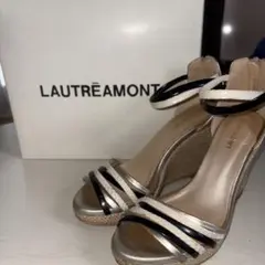 LAUTRÉAMONT ウェッジソール サンダル 23.5cm ヒール9cmのサムネイル