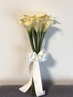 ホワイトカラー ブーケ・ブートニア セット