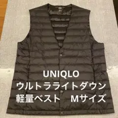 UNIQLO ULTRA LIGHT DOWN ベスト M ブラック