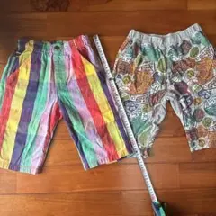 JUNKSTORE BREEZE 140 ズボン 2枚セット ハーフパンツ