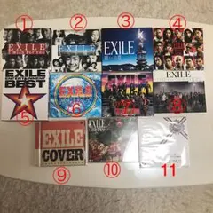 EXILE CDシングルアルバム11点セット