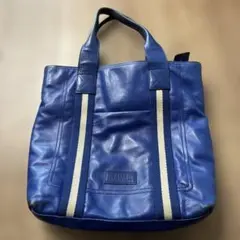 M*e様 BALLY レザー トートバッグ ブルーのサムネイル