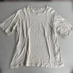 p*7様 steven alan 半袖Tシャツアイボリーのサムネイル