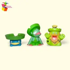 ポケモンキッズ（ハスボー、ハスブレロ、ルンパッパ）指人形 フィギュア