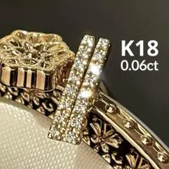 美品 agete アガット K18 ピアス 片耳 - メルカリ