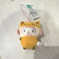 산리오 キャラクターズ どうぶつ着ぐるみマスコット きつね 마이멜로디 ー