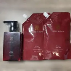 シャンプー⭐︎モアブルーム エステヘッドバス 本体&詰替え用2個セットのサムネイル
