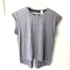 ヨガフィッネス用トップスＭ〜Ｌサイズspout 杢グレー#109
