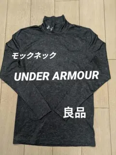 【UNDER ARMOUR】ゴルフウェア モックネック ストレッチ黒 メンズ
