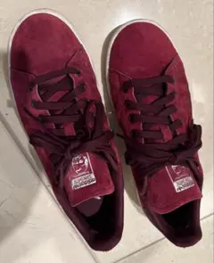 Adidas スタンスミス ボルドー スエード レディース