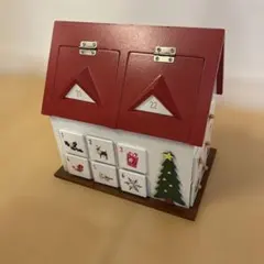 カルディ　アドベントカレンダー　クリスマスハウスウッドカレンダー　木製