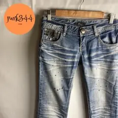 【Durer　ダメージスキニージーンズ　ヴィンテージ感　スリム　デニム　パンツ】のサムネイル