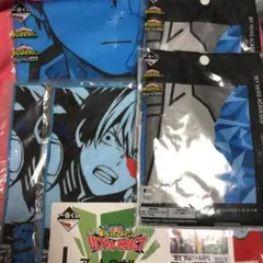 轟焦凍 ヒロアカ 一番くじ アートタオル サコッシュ 5点僕のヒーローアカデミア