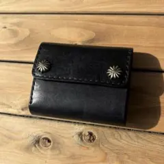 三つ折り　トラッカーウォレット　北米産ステアハイド