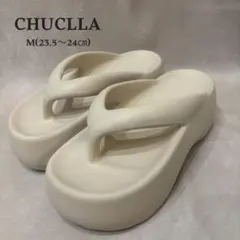 CHUCLLA チュクラ プラットフォーム トングサンダル アイボリー Mのサムネイル