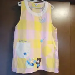 クマと星の刺繍エプロン