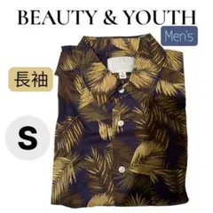 メンズ　長袖アロハレギュラーシャツ　S 未使用品　BEAUTY & YOUTH