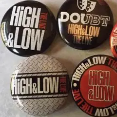 High&Low 缶バッチ