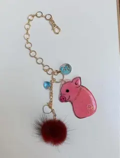 可愛いミニ豚のバッグチャーム  子豚が可愛い