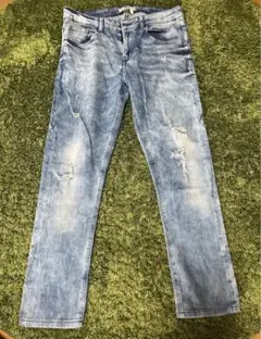 ZARA MAN ダメージ加工デニムパンツ サイズEUR42USA32MEX32