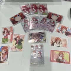 【未開封】五等分の花嫁 中野五月 まとめ売り（カード11枚＋シール6枚）箔押し