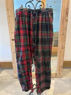 POLO RALPHLAUREN チェック柄パジャマパンツM ポロラルフローレン