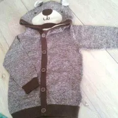 最終値下げ☆新品未使用☆H&Mウール混パーカー☆