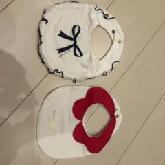 コットン製スタイ2枚セット kate spade