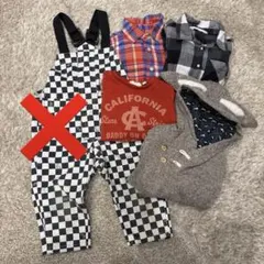 ベビー服 チェックシャツ ベビー服トレーナー