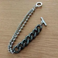 mj刻印k14ブレスレットインディアンジュエリーナバホ金コンビ美品 