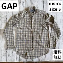 【送料無料】Gap 長袖シャツ チェック柄 XS