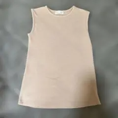 SNIDEL HOME ノースリーブチュニック ベージュ