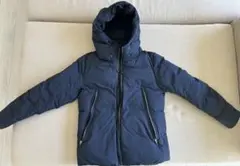 INHERIT ネイビー ダウンジャケット フード付き