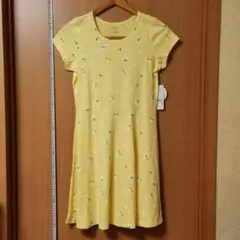 新品 George 花柄 半袖ワンピース イエロー 160【管理No.110】のサムネイル