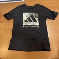 美品　アディダス adidas 半袖Tシャツ 黒 サイズ　140
