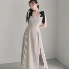 ANDMARY Ann ribbon pleats dress アンドマリー - メルカリ