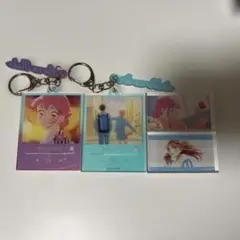 アオのハコ アクリルキーホルダー アクリルブロック セット　ダイソー　蝶野雛