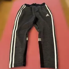 adidas グレー ストライプ ジャージ