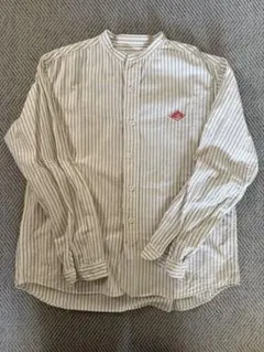 た*お様 DANTON（ダントン）バンドカラー ストライプシャツ / メンズ 4