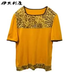 伊太利屋 イタリヤ レオパード柄 半袖Tシャツ カットソー 虎 アニマルのサムネイル