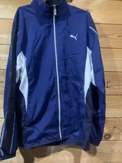 PUMA ウィンドブレーカー L ネイビー