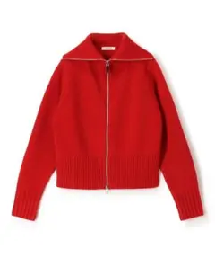 MACPHEE NZ LAMS ジップアップカーディガン