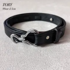 新品 TORY leather 36インチ フック バックル ベルト 幅1インチ - メルカリ