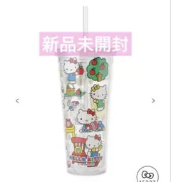 【新品未開封】サンリオハウス ハローキティ クリアタンブラー