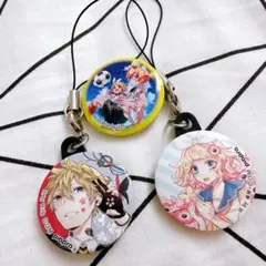 初音ミク 缶ストラップ コレクション 鏡音レン/鏡音リン2個セット＋缶バッジ
